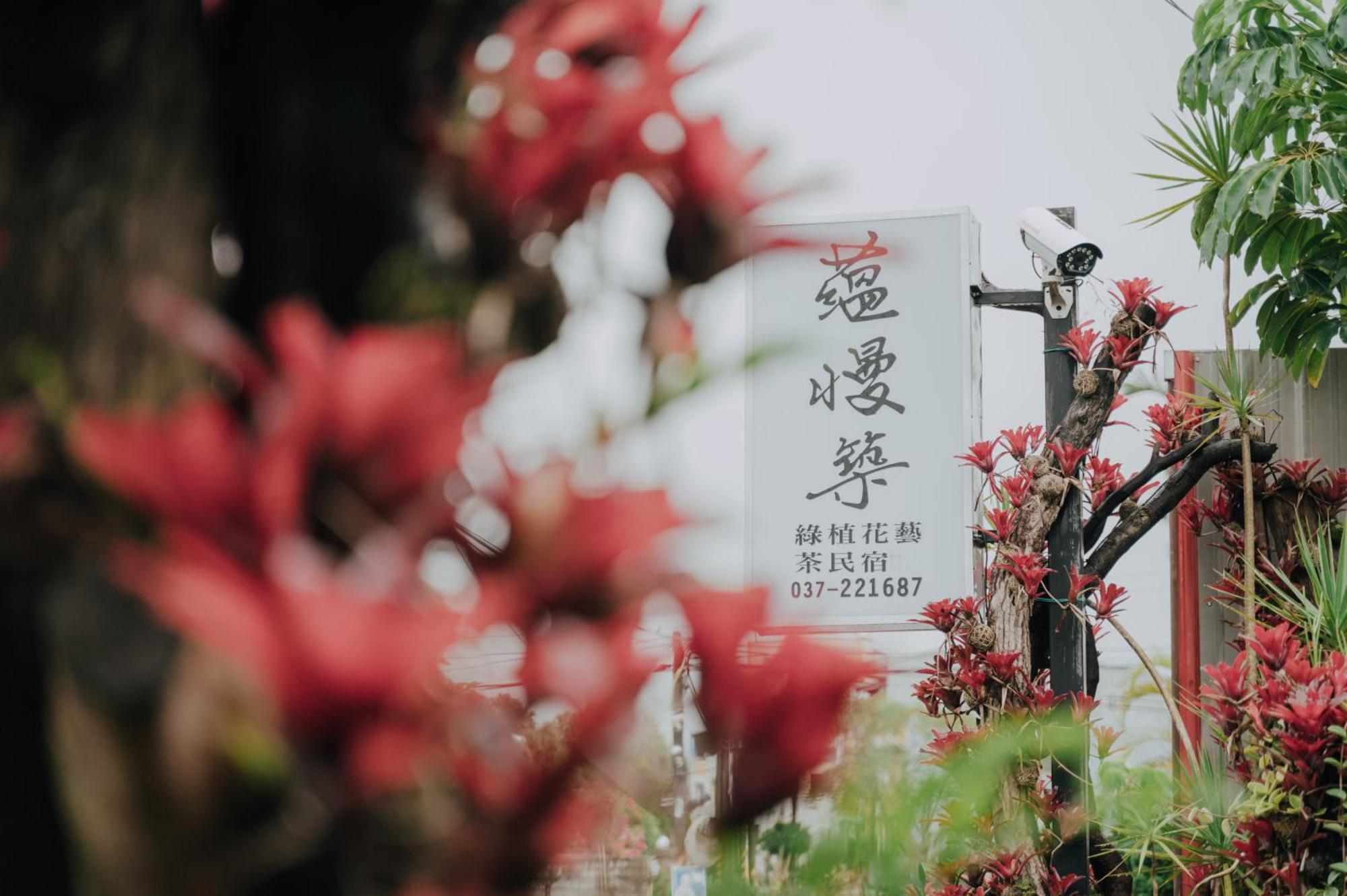 藴慢築 茶花藝主題民宿 Yun Man Zhu Homestay Gongguan Luaran gambar